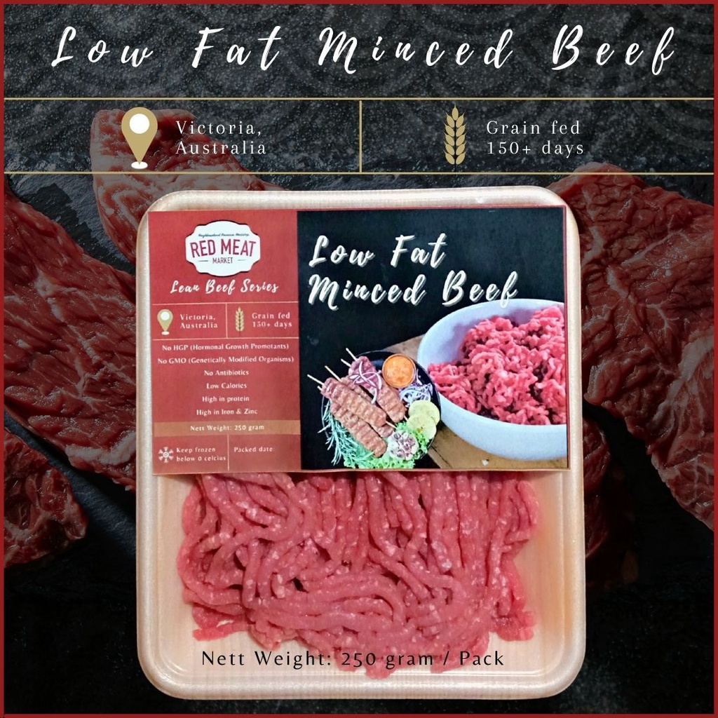 

Red Meat Market Lean Beef Series ( Low Fat Miced Beef )