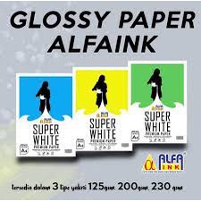 

kertas foto alfa ink 125 gsm premium paper
