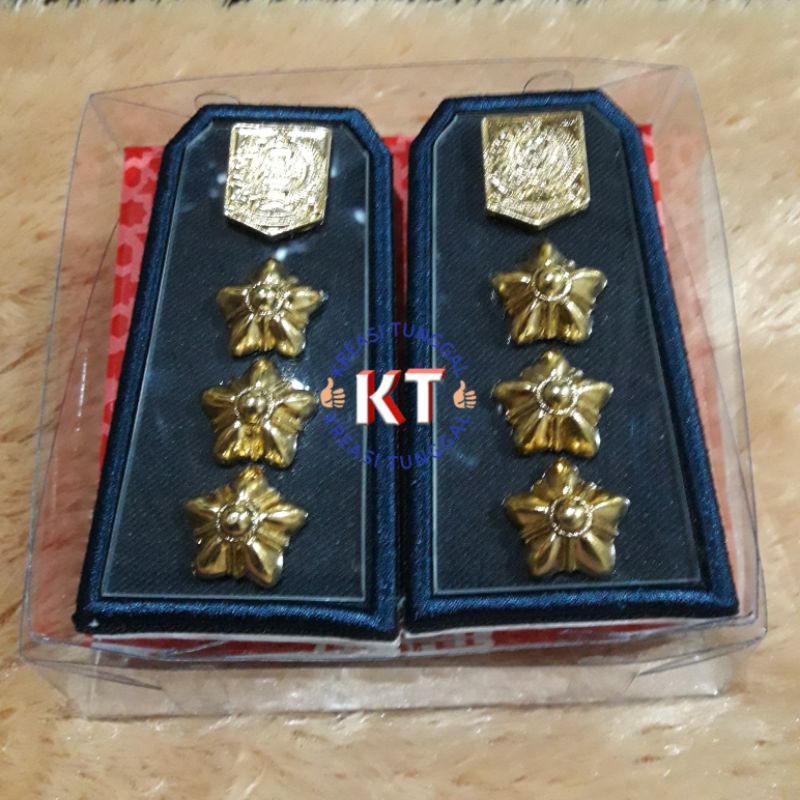 pangkat PDU camat mika terbaru/tanda pangkat camat baru perekat