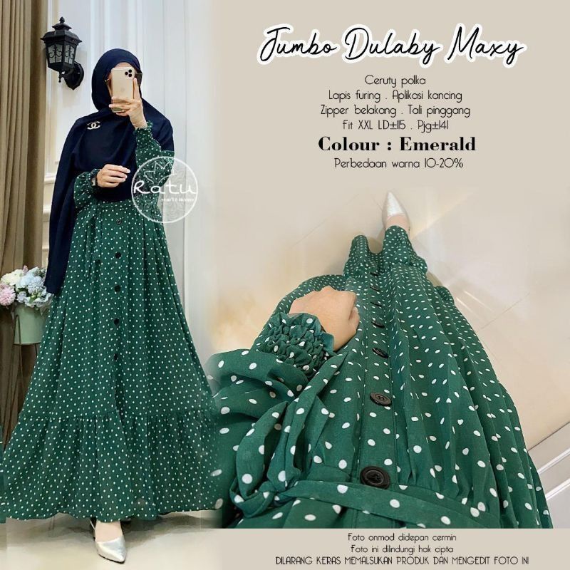JUMBO DULABY MAXY //MOTIP POLKA // GROSIR TANGAN PERTAMA TERMURAH