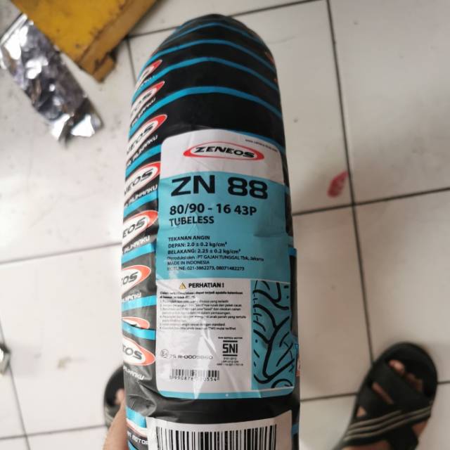 ZENEOS 80/90-16 ZN88 TUBELES VELG RING 16