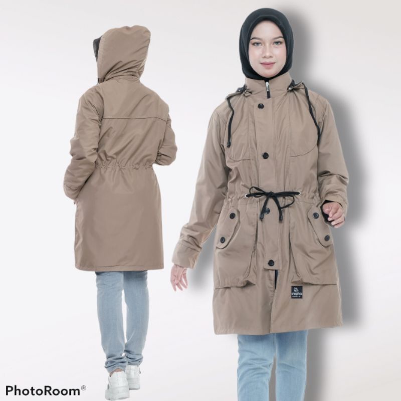 ANAPHA jacket muslimah parka wanita hijab jaket hijabers syar i syari syar'i muslimah hijacket