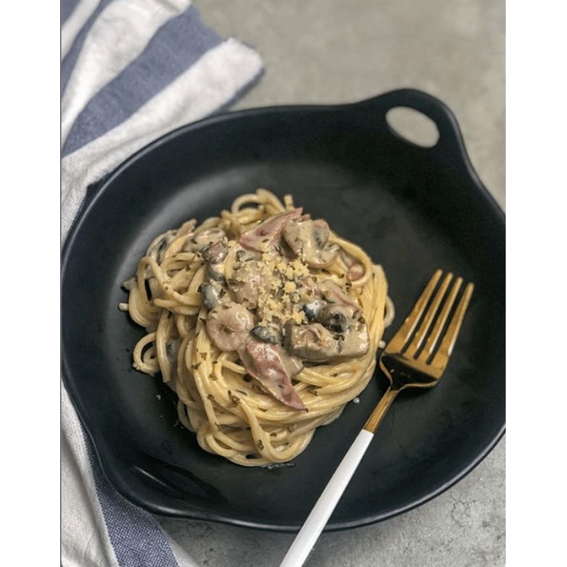 

CRUMBLE Spaghetti Carbonara