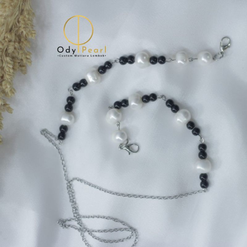 Strap masker mutiara air tawar asli lombok