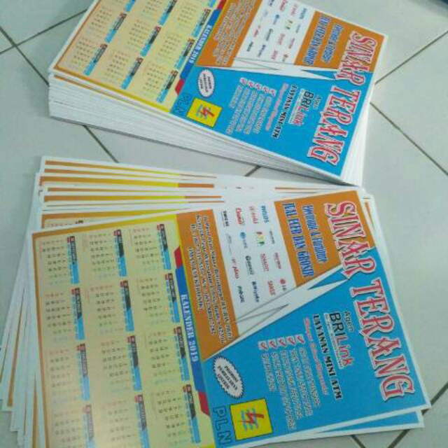 

Kalender 2019 murah min50pcs