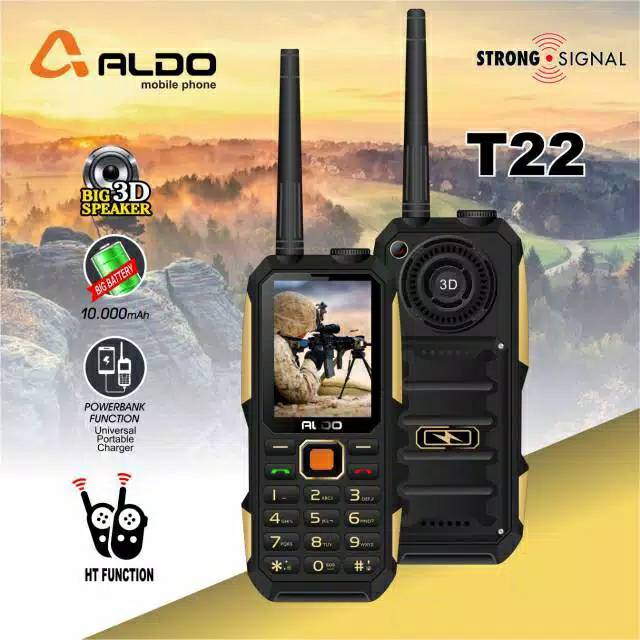 Hp Aldo T22 HT Garansi Resmi 1Tahun