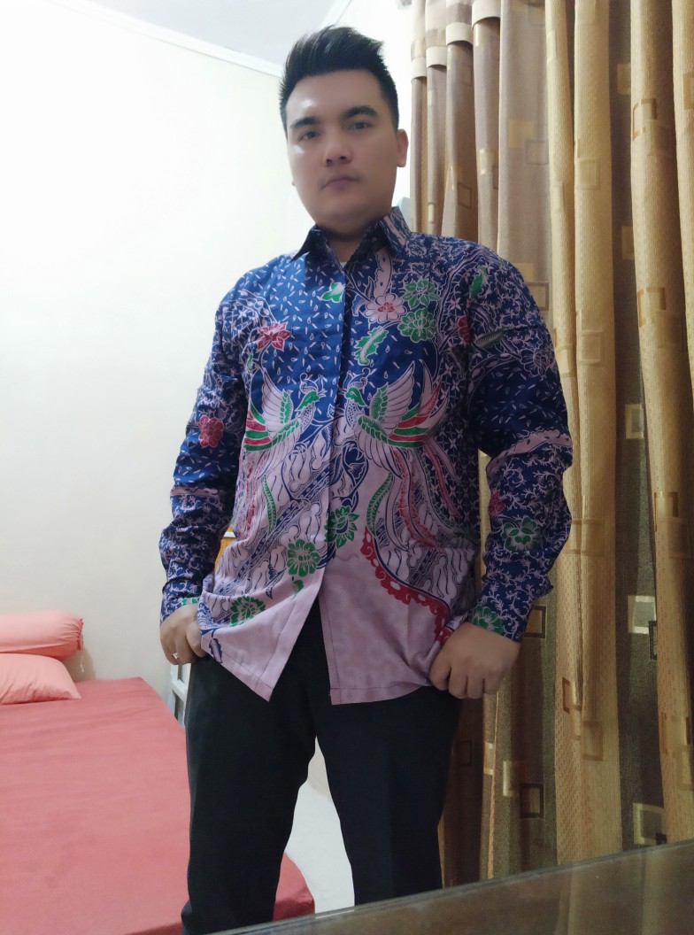 Batik Pria Peksi Kembar Full Furing Katun Halus Ori Solo