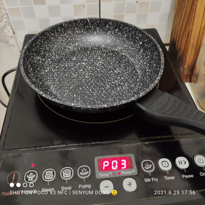 Frypan Cypruz Fp-0305 Wajan Marble 20cm Anti Lengket Bisa Dipakai Pada Kompor Induksi