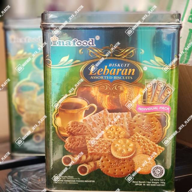 BISKUIT KALENG LEBARAN ASSORTED BISCUIT INAFOOD 700GR