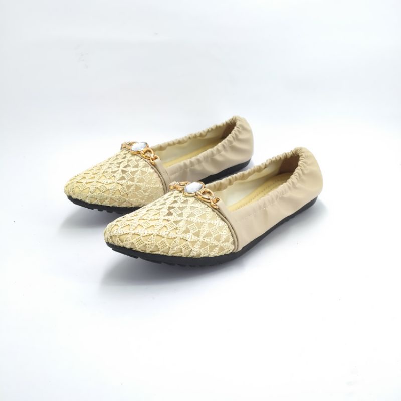 Andas Andis - Sepatu Flatshoes Ballerina Wanita Mutia