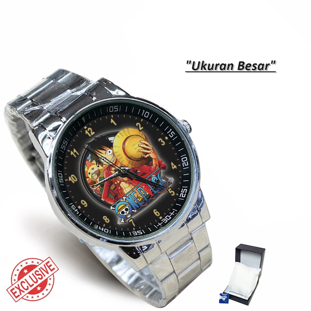 Jam Tangan Rantai Couple Anime ONE PIECE 03 (Special)