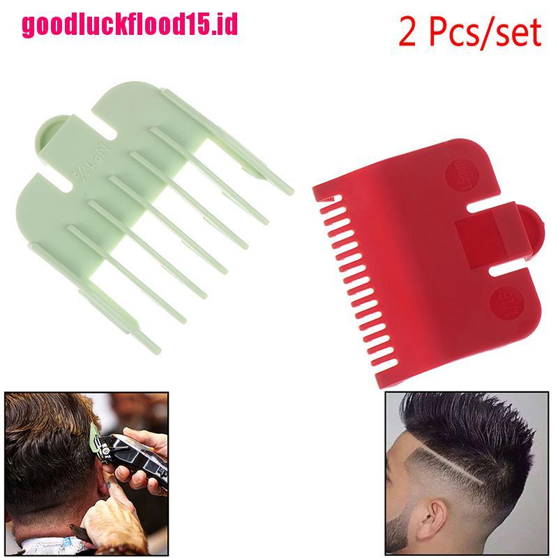 (LUCKID) 2pcs Sisir Panduan Untuk Alat Cukur Rambut