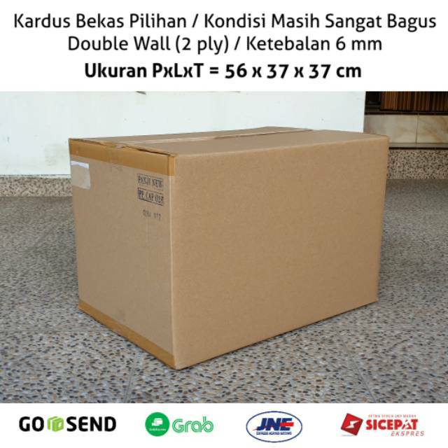 Kardus Bekas Ukuran Besar Pxlxt 56x37x37 Cm Prasetya Box Shopee Indonesia