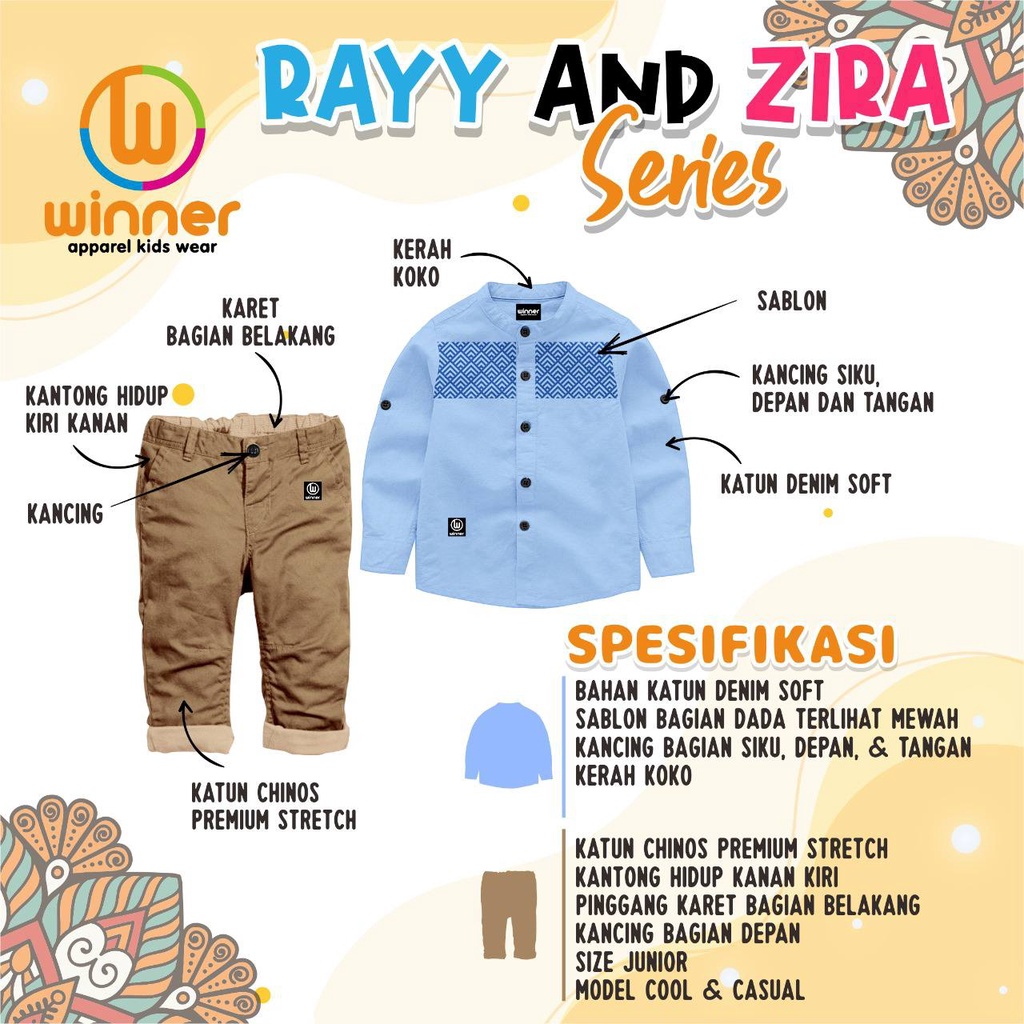 Setelan Winner Casual Rayy and Zira