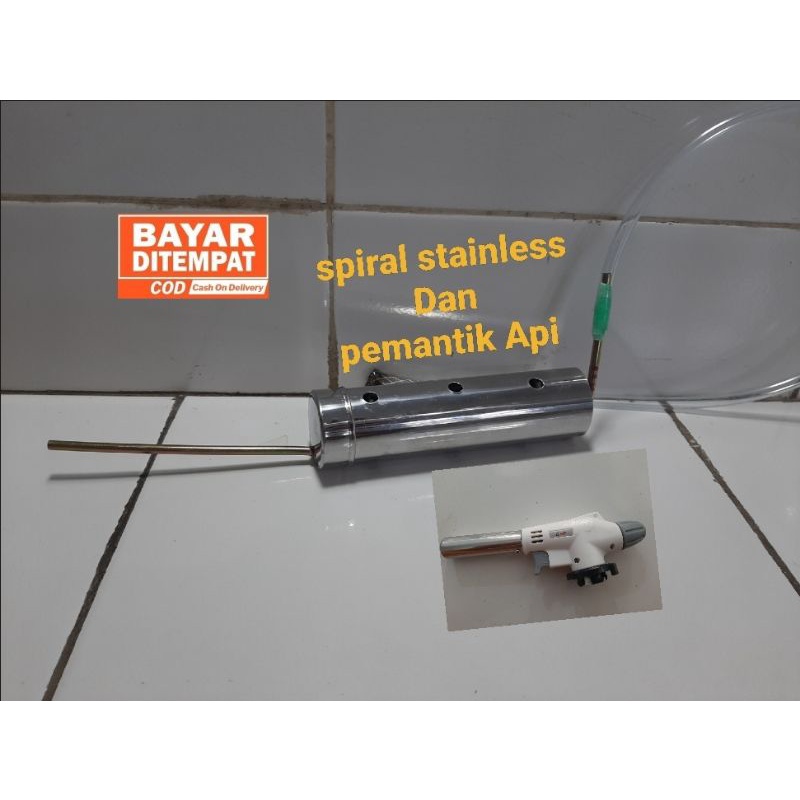 coil spiral mesin mini fogging tabung stainless  BONUS selang foging nyamuk
