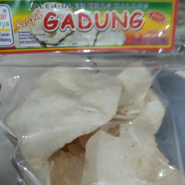 KERIPIK KRIPIK GADUNG LANCAR JAYA CAMILAN CEMILAN KHAS MALANG