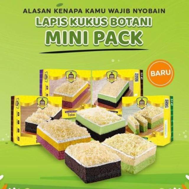 

Lapis Kukus Botani Mini Pack 275gr