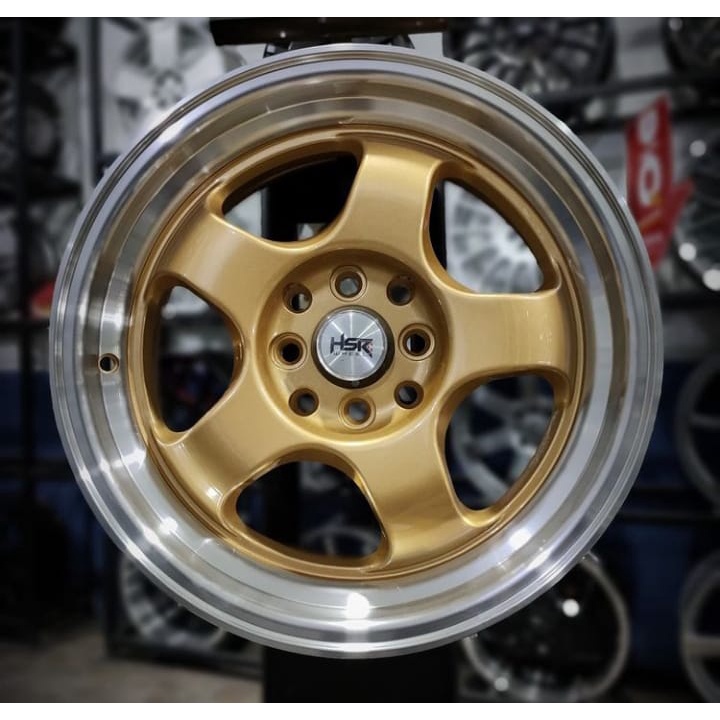 Velg R16 Mobil Brio Calya Sigra Jazz HSR BRISKET FC Ring 16 Lebar Belang I Toko Velg Surabaya