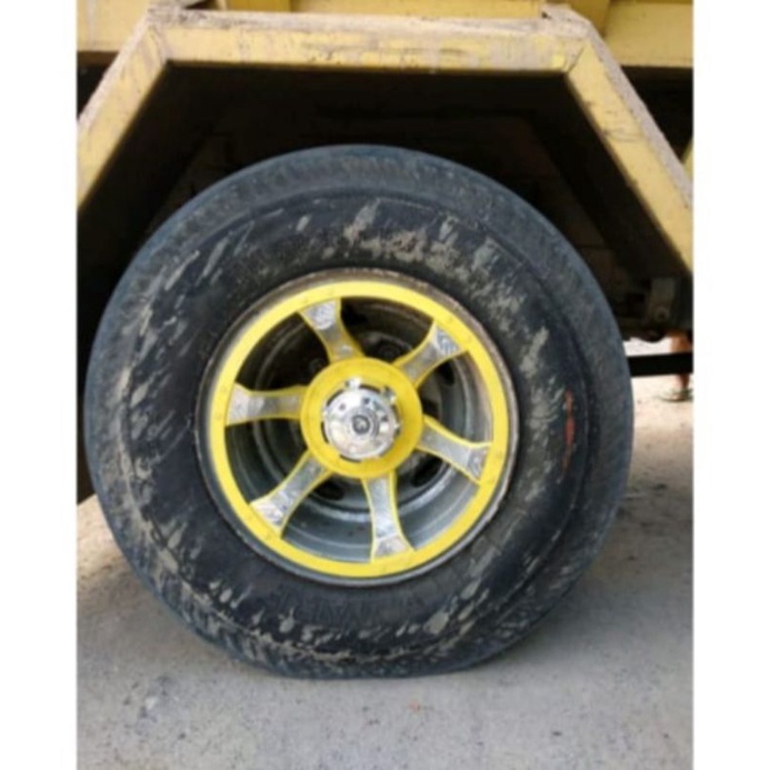 Weldop Ring 16 Truk Double/Bus Medium Belakang Spider Kuning (2pcs)