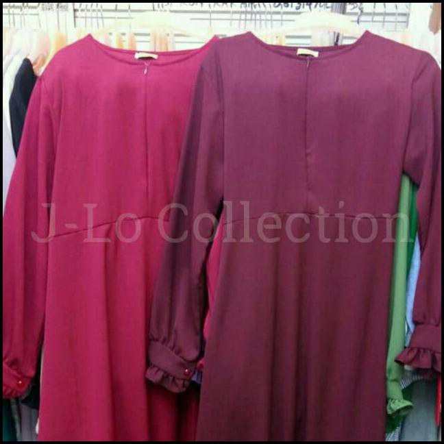 Gamis Polos Gamis Syari Zaleta Original Asli Saura Zaura Basic