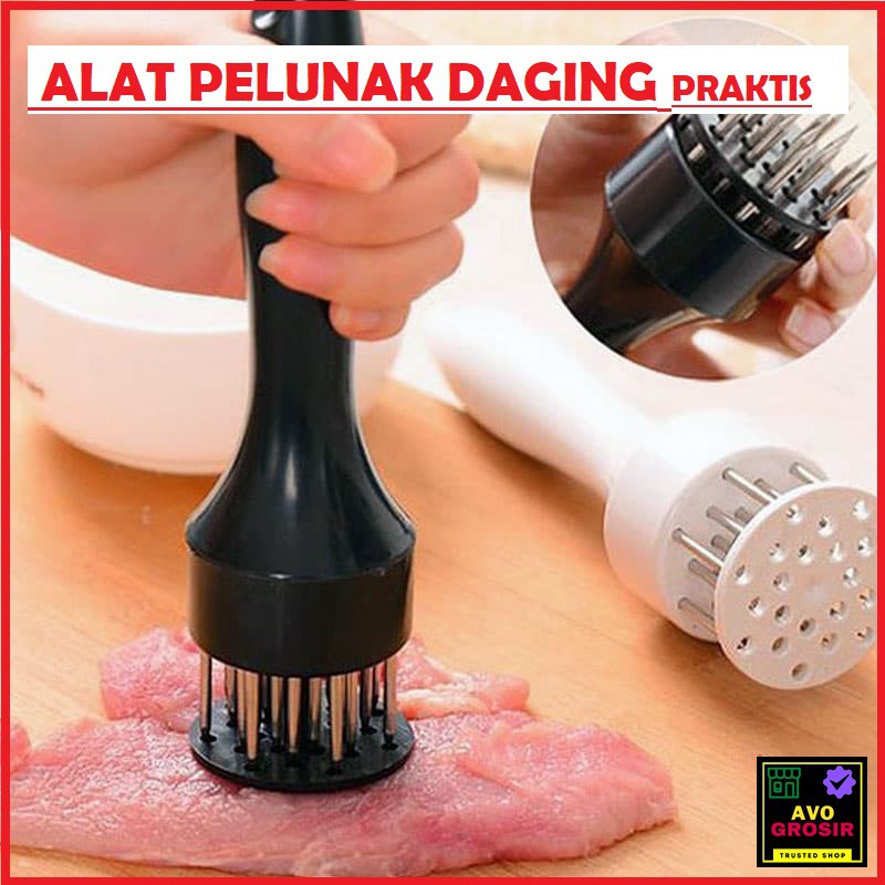 alat pelunak daging pengempuk steak praktis meat tenderizer