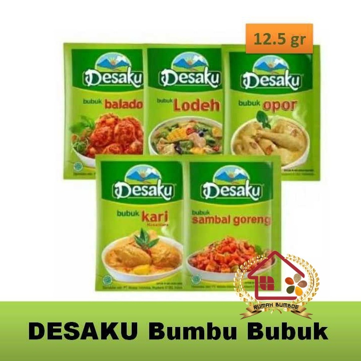 

(12.5 gr)DESAKU Seasoning Bumbu Bubuk Instan Masakan Khas Indonesia