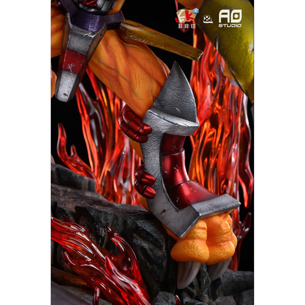 Statue GFK Studios x Ao Studios Digimon - WarGreymon with LED