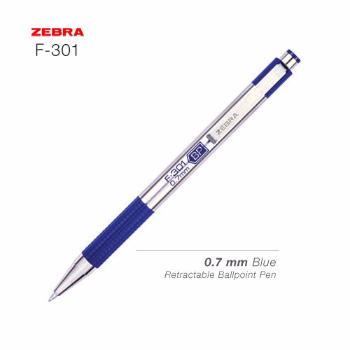 

Gramedia Medan - ZEBRA BALLPEN F-301 BLUE