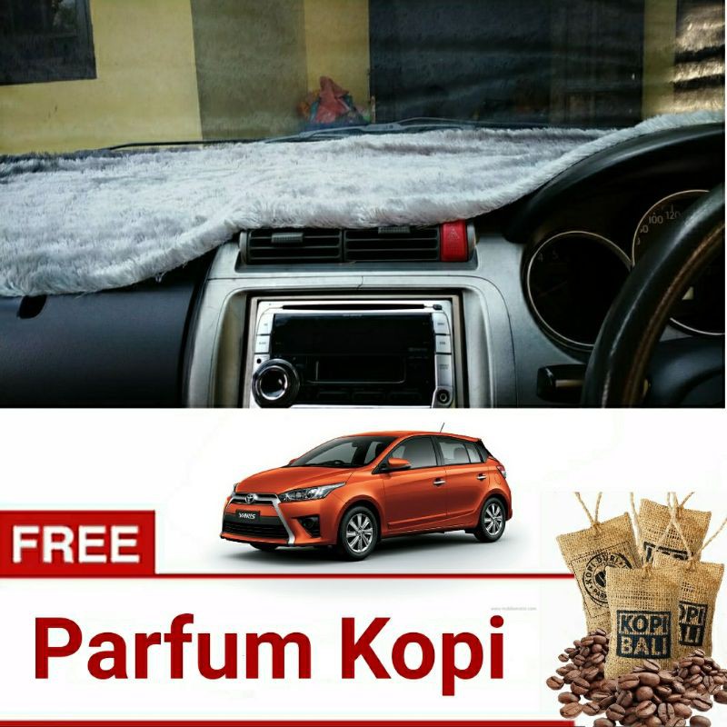 Cover Dashboard Bulu Rasfur Mobil Toyota Yaris Premium