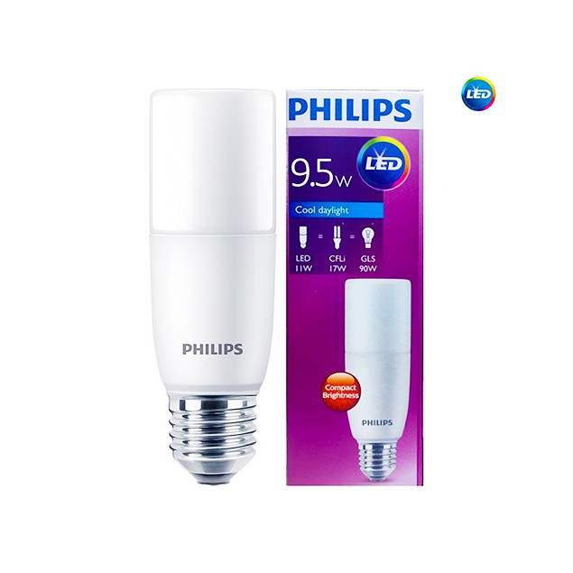 PHILIPS LED STICK 5.5W 7.5W 9.5W E27 Putih
