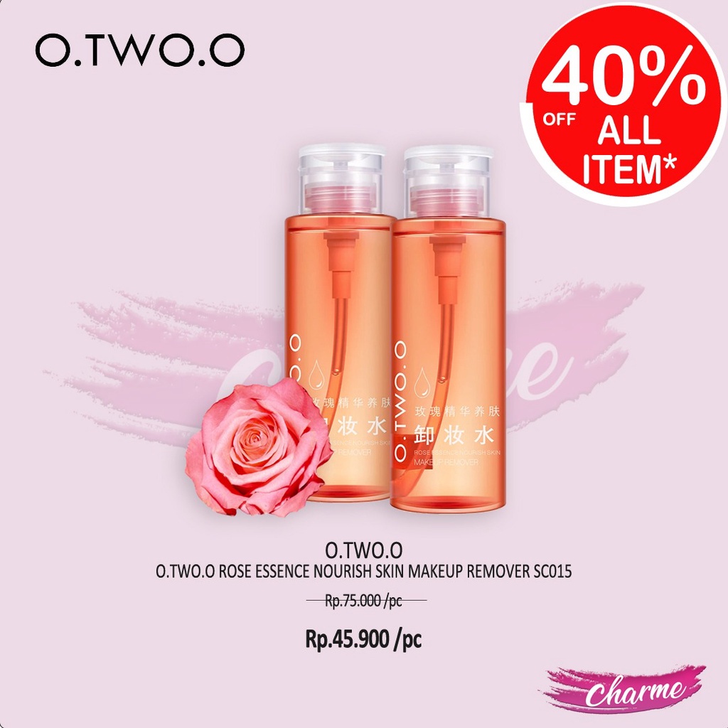 (READY&amp;ORI) O.TWO.O Otwoo Rose Essence Nourish Skin Makeup Remover SC015