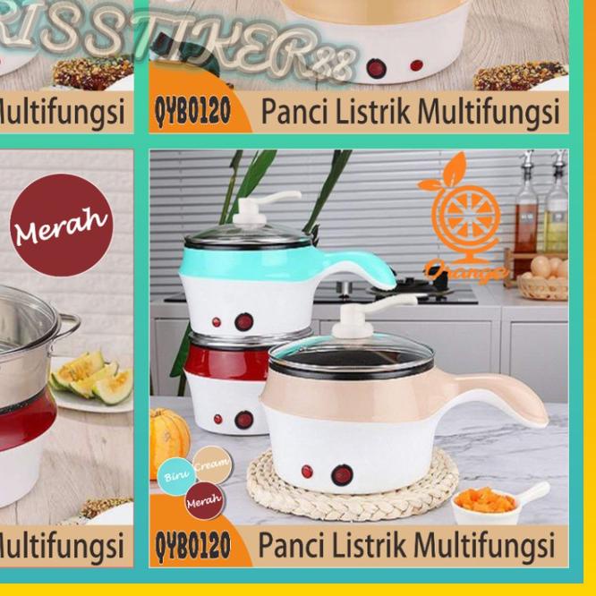 ♂ Panci Elektrik Multifungsi Panci listrik Panco anti lengket Electric Fry Pan Listrik Lapis Stenlis