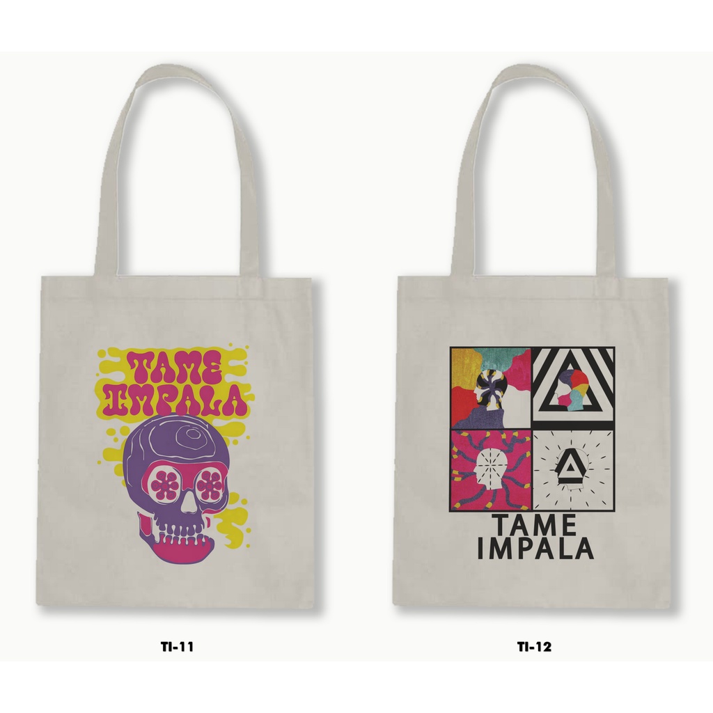 TOTE BAG BLACU - TAME IMPALA 01