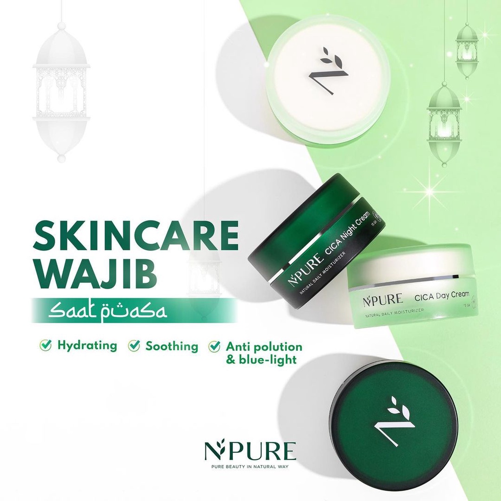 NPURE Day CREAM, Night Cream Centella Asiatica (Cica Series)