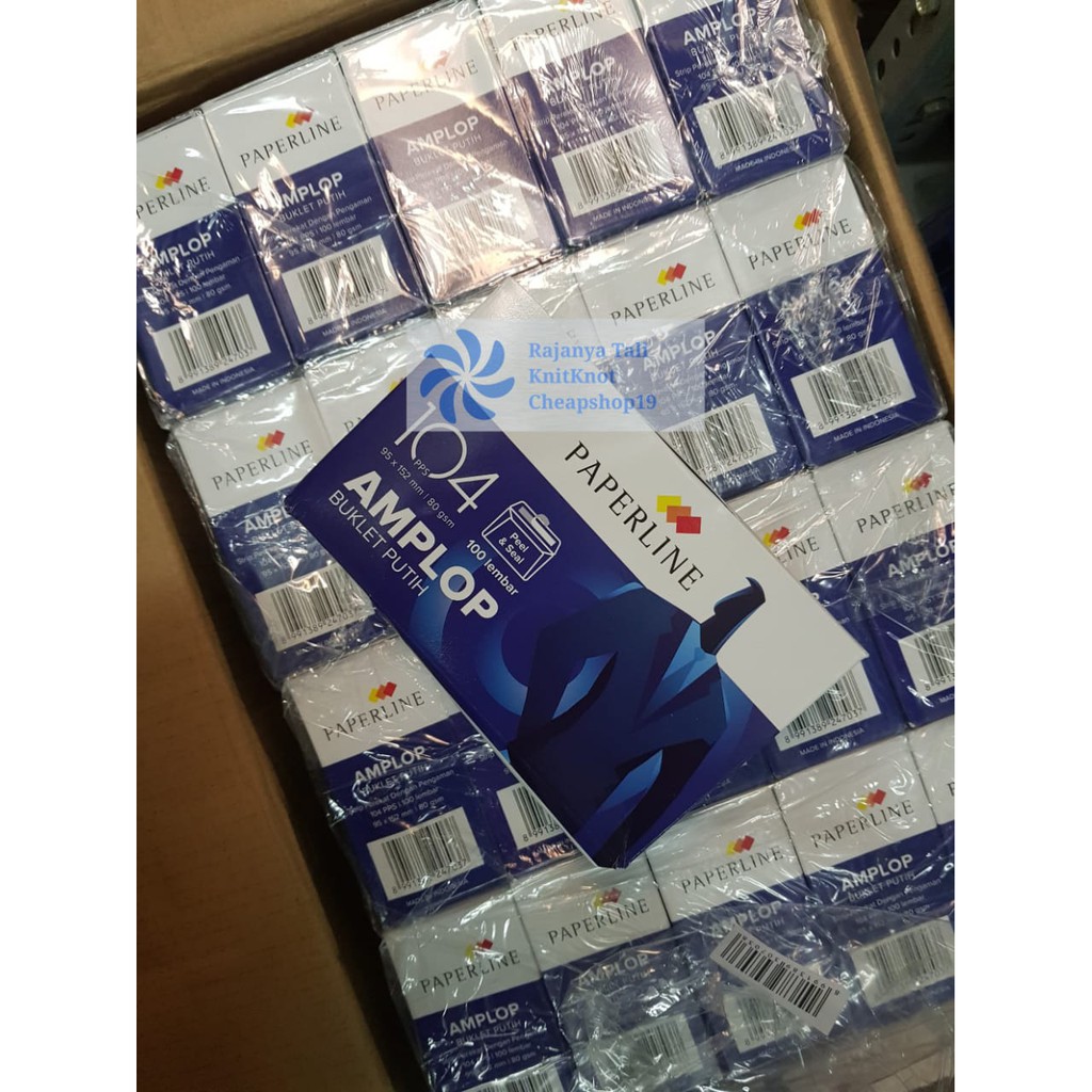 

Amplop Putih Polos Paperline 104 isi 100 95 x 152mm 80gram GSM