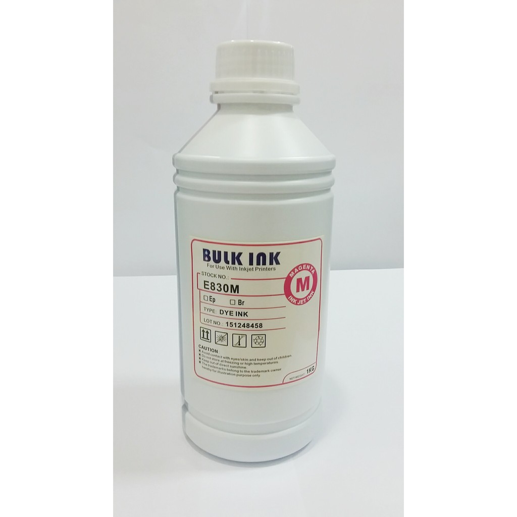 Bulk Ink Tinta Refill 1 Liter (Untuk Canon &amp; Epson) - Magenta