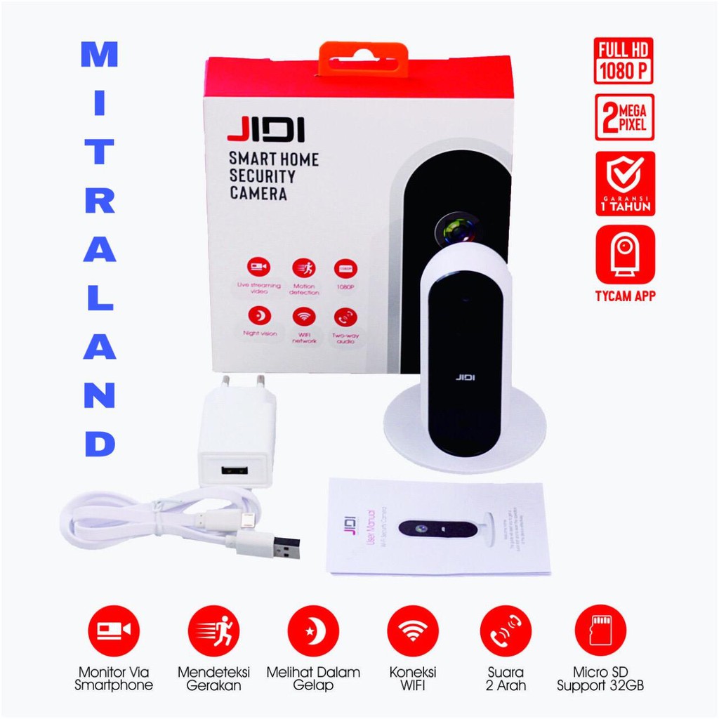 JIDI JH06N CCTV IP Smart WIFI Home Camera 1080P type [TYCAM]