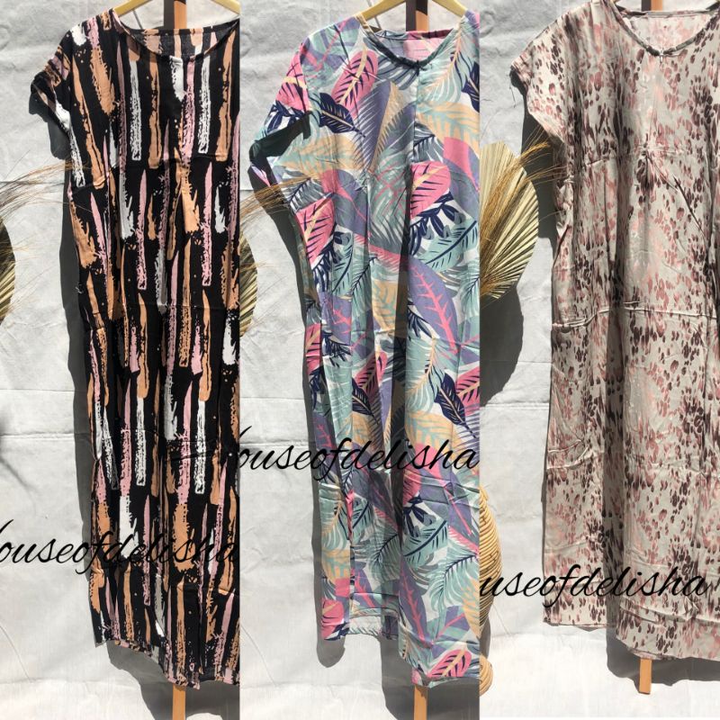 Daster rumahan bahan rayon adem / daster busui /baju hamil / daster rayon premium / baju dinas malam