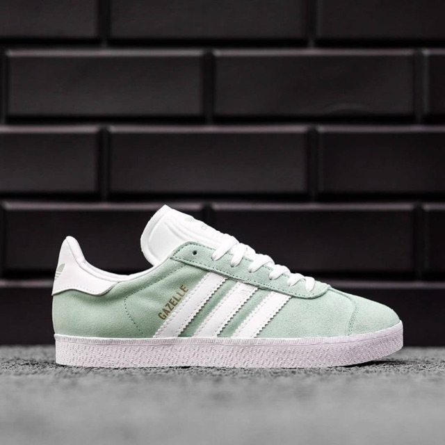 adidas gazelle mint green