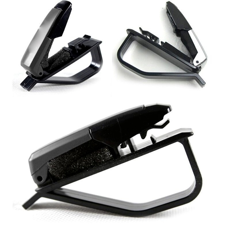 Car Sun Visor Glasses Clip Sunglasses Holder Automobile Fastener Ticket Storage Tools