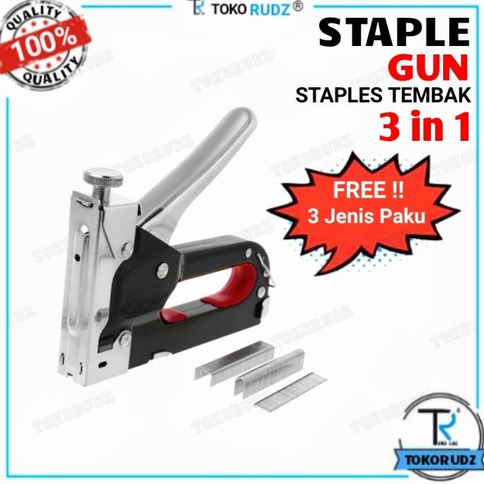 Jual Steples Tembak Staple Staples Gun In Jok Kulit Kayu Karpet