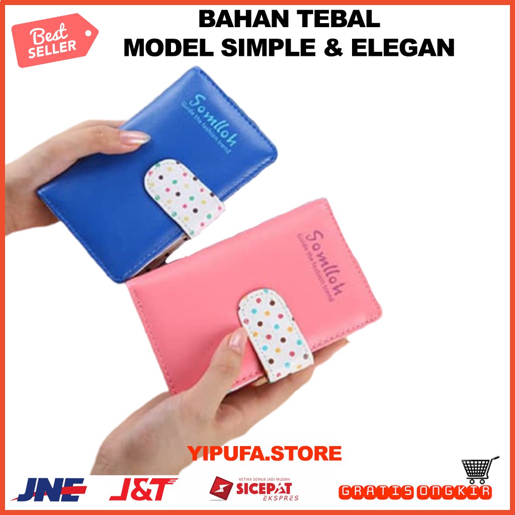 Dompet Wanita kartu panjang kecil murah import lipat T5Z7 dompet cewek somloh ukurang sedang terbaru