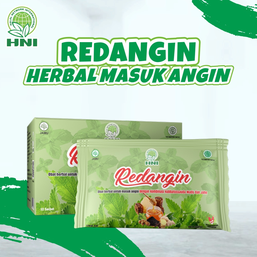 

REDANGIN HNI HPAI Obat Herbal Plus Habatussauda REDANGIN Meredakan Masuk Angin