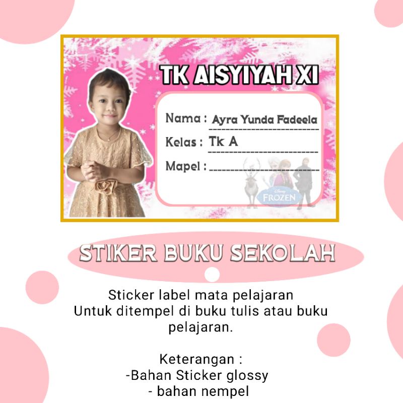 

STIKER BUKU SEKOLAH