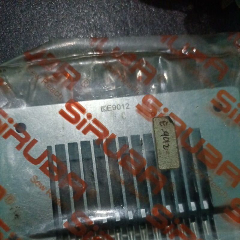 gauge set 9012 3/16 &quot;interlock siruba VC008,12 jarum