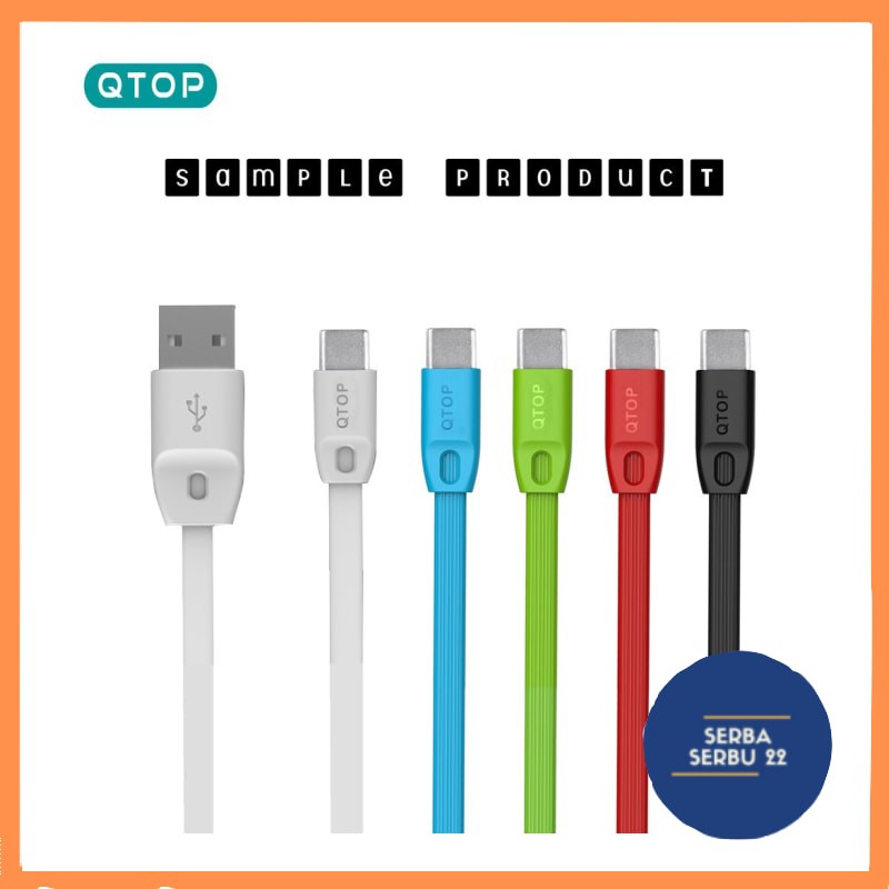 Kabel Data Charger Type C QTOP QCM100 [ss]