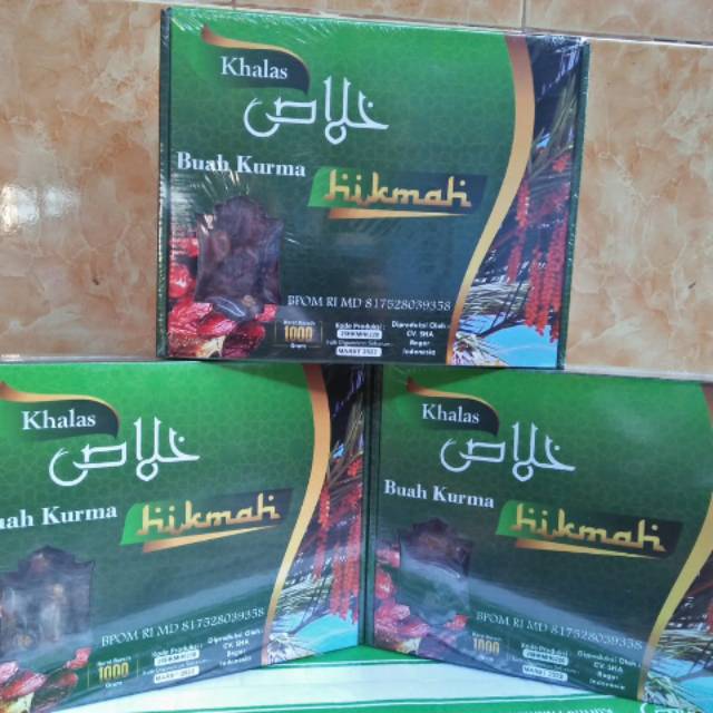 

Kurma Al-Hikmah ukuran 1000gram