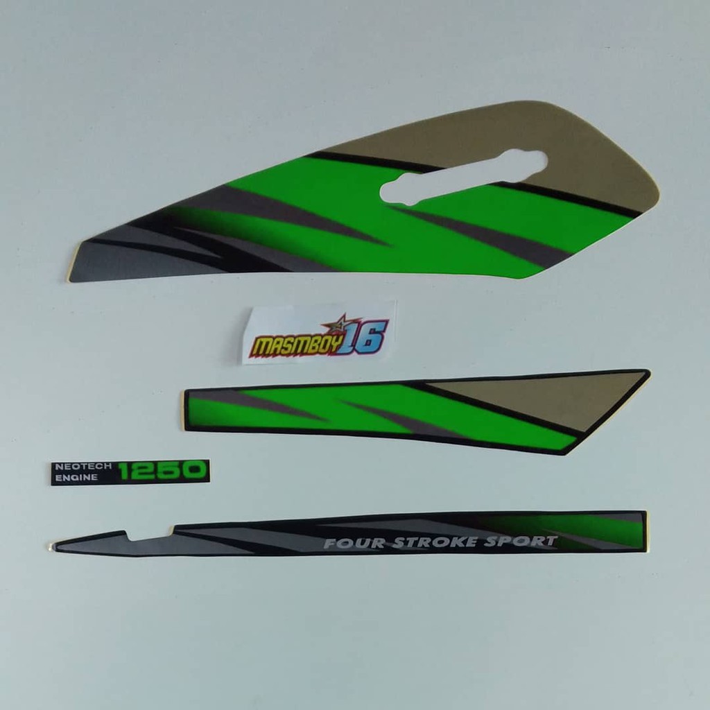 Striping honda GL PRO GL MAX 95 96 1995 1996 hijau
