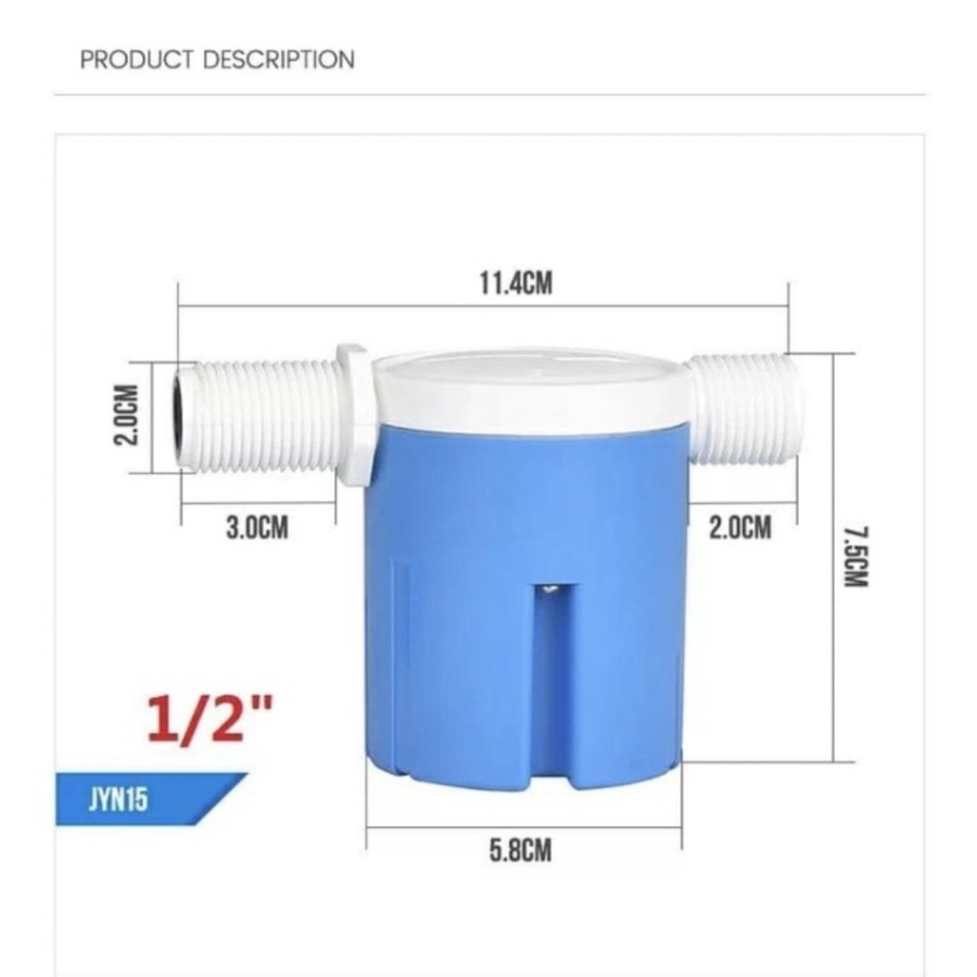 Pelampung Tangki Air Otomatis | Plampung Kran Bak Toren Automatic  Water | Material Mart