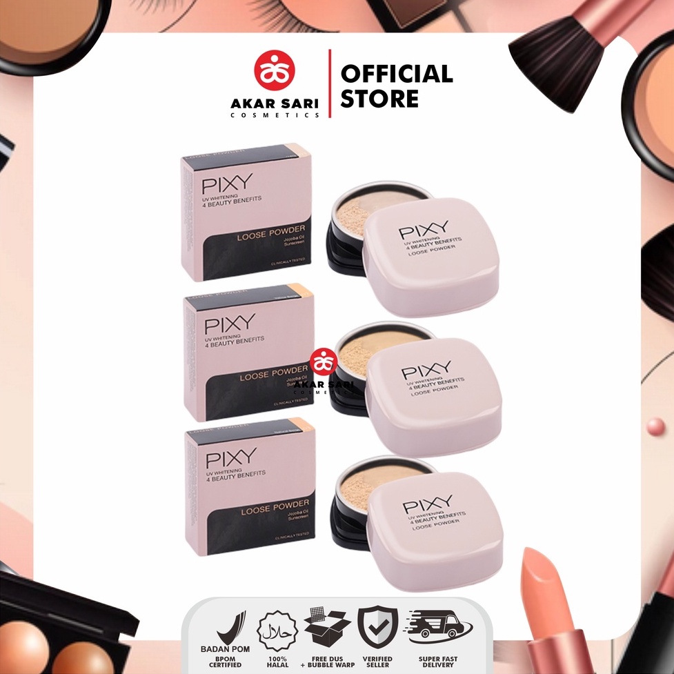 PIXY UV WHITENING LOOSE POWDER - Bedak Tabur